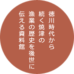 徳川時代から続く焼津の漁業の歴史を後世に伝える資料館