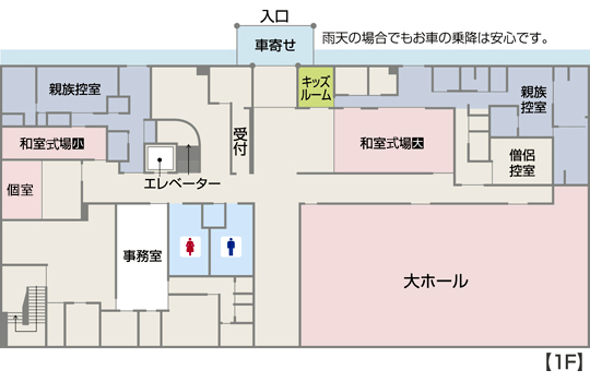 館内見取り図　1階