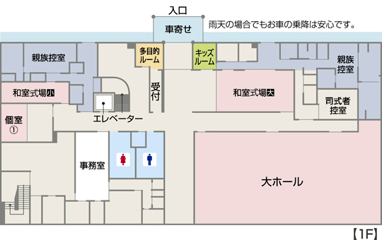 館内見取り図　1階