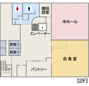 館内見取り図　2階