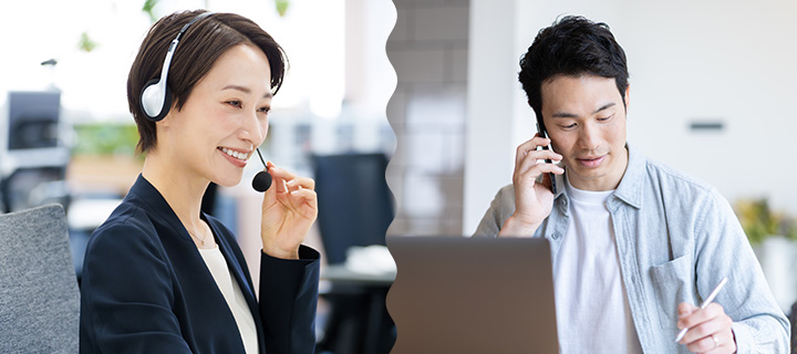 専任のスタッフがご案内